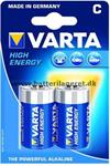 Varta LR14 High Energy Alkaline batterier